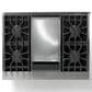 Viking Range 36" Dual Fuel Range with Brushed Brass Accents in Stainless Steel, , large