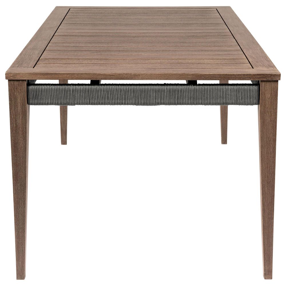 Hearth and Haven Orbit Outdoor Dining Table in Natural - Table Only, , large