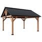 Sunwell Garden 13" x 15" Outdoor Cedar Frame Patio Gazebo in Wood, , large