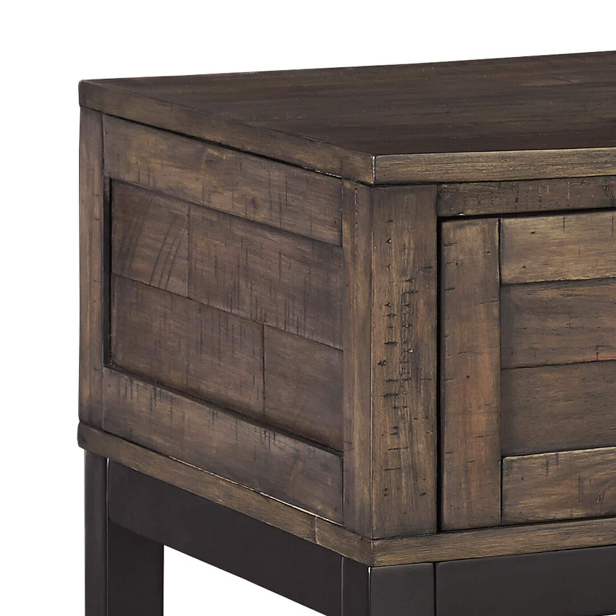 Signature Design by Ashley Johurst Sofa Table in Grayish Brown and