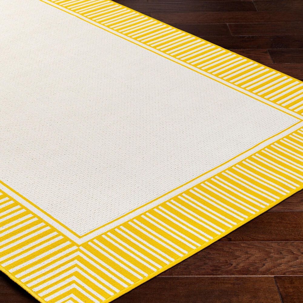 Surya Alfresco 7&#39;3&quot; x 10&#39;6&quot; Pearl, Saffron, Beige and Tan Indoor/Outdoor Area Rug, , large