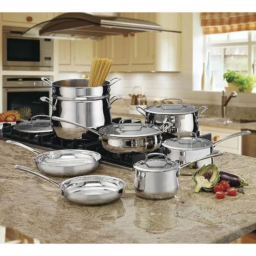 Cuisinart 13 Piece Stainless Steel Pan Set, , large