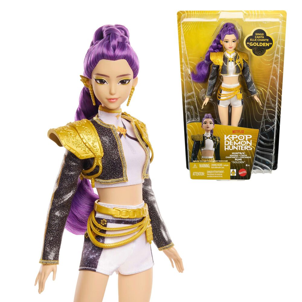 Kpop Demon Hunter Rumi "Golden" Singing Fashion Doll, , large