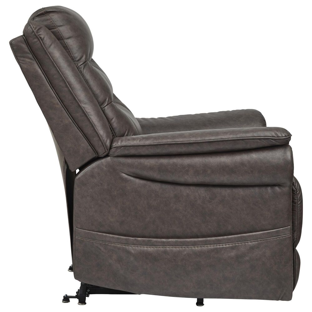 Ashley Oatman Power Lift Recliner in Umber, , large