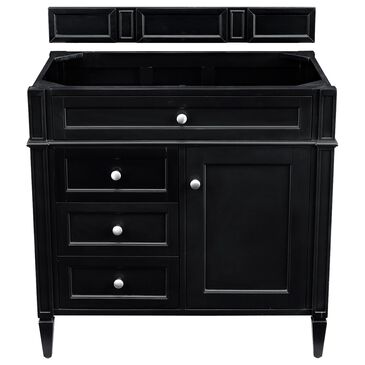 James Martin Vanities Brittany 36" Single Vanity Cabinet in Black Onyx, , large