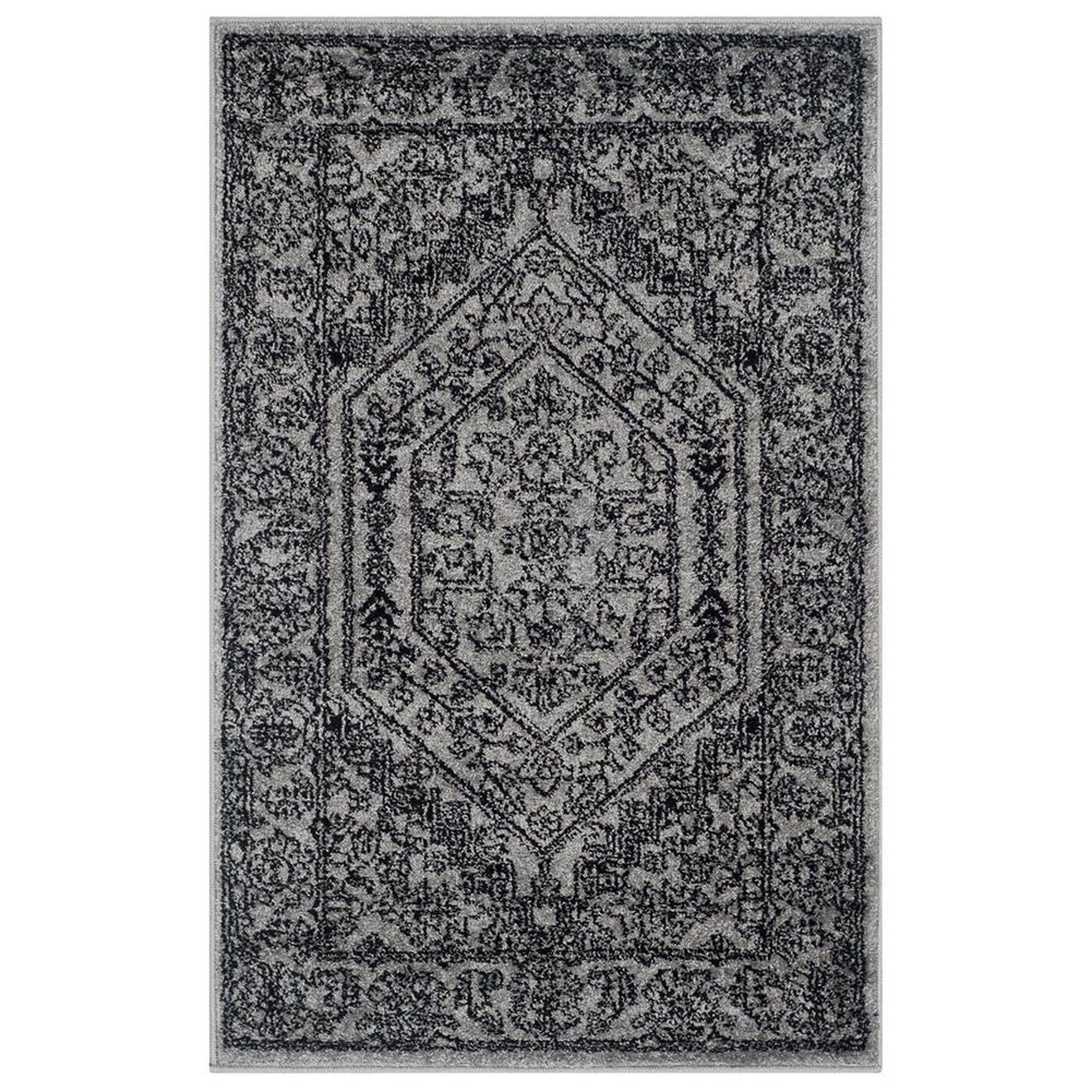 Safavieh Adirondack ADR108A-24 2"6" x 4" Silver/Black Area Rug, , large