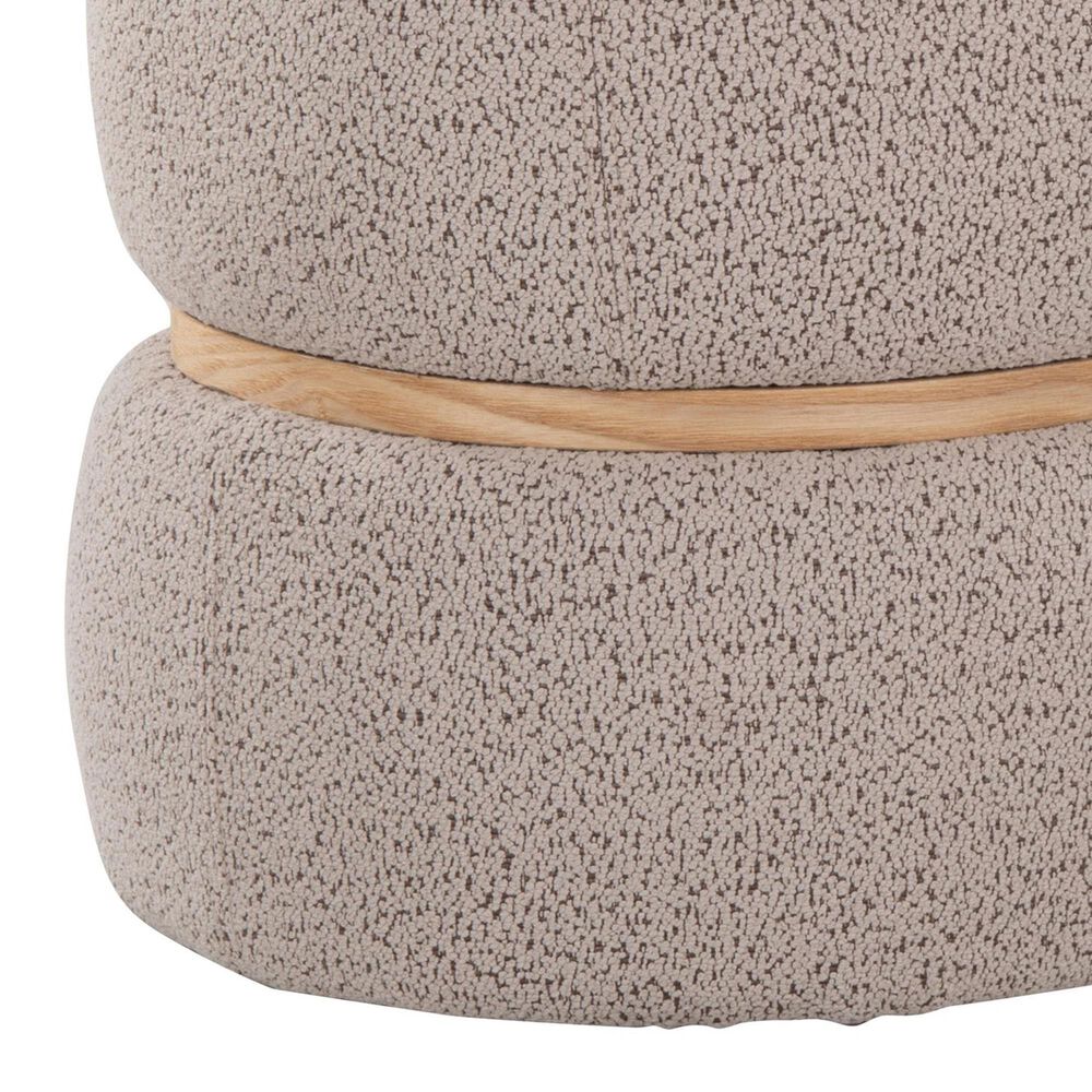 Lumisource Cinch Pouf Ottoman in Beige, , large