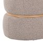 Lumisource Cinch Pouf Ottoman in Beige, , large