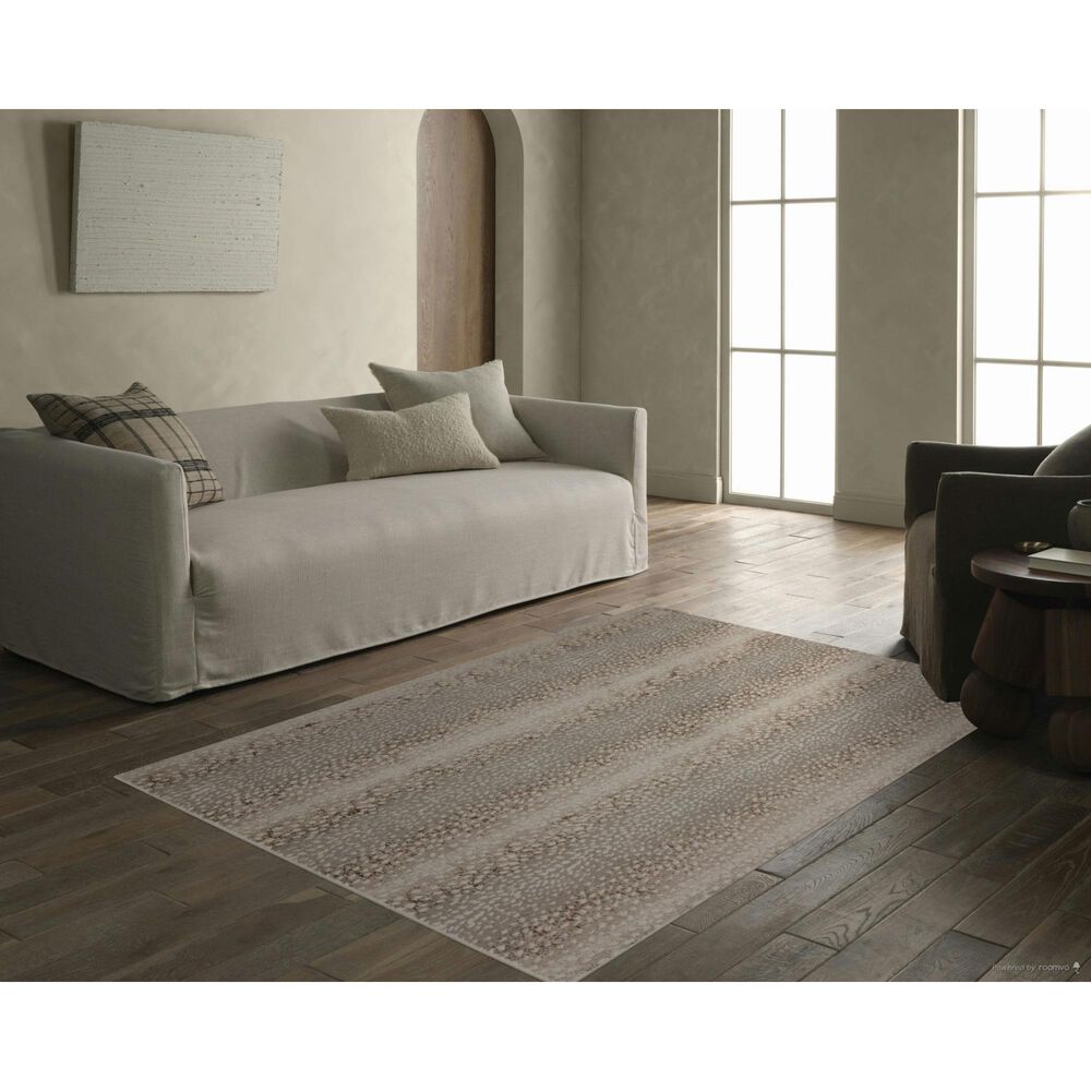 Jaipur Catalyst Axis Feather Gray and Moonbeam 5' x 7'6" Area Rug, , large
