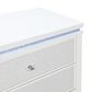 Global Furniture USA Alina 9-Drawer Dresser Only in White with LED, , large