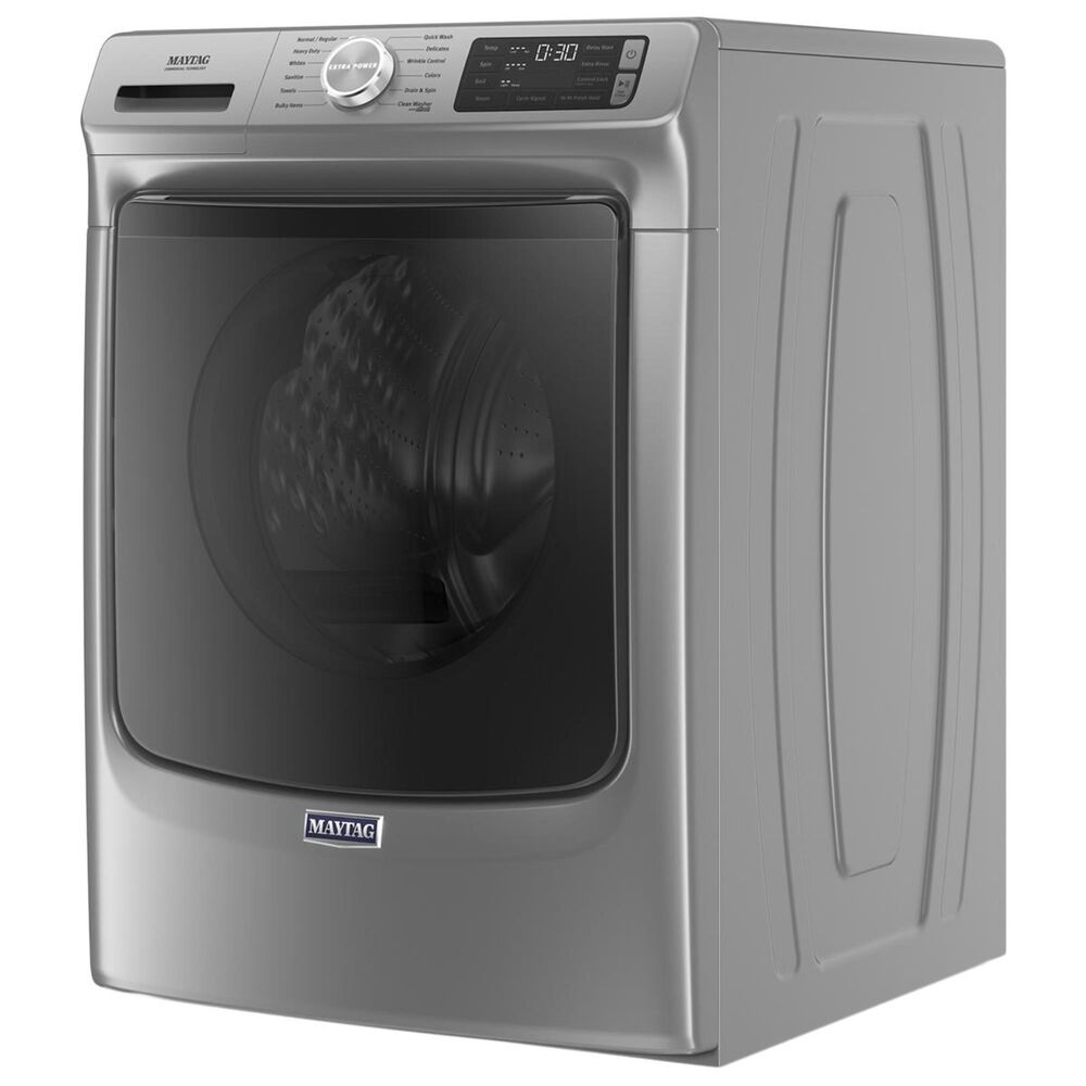 Maytag 4.8 Cu. Ft. Front Load Washer with Steam in Metallic Slate, , large