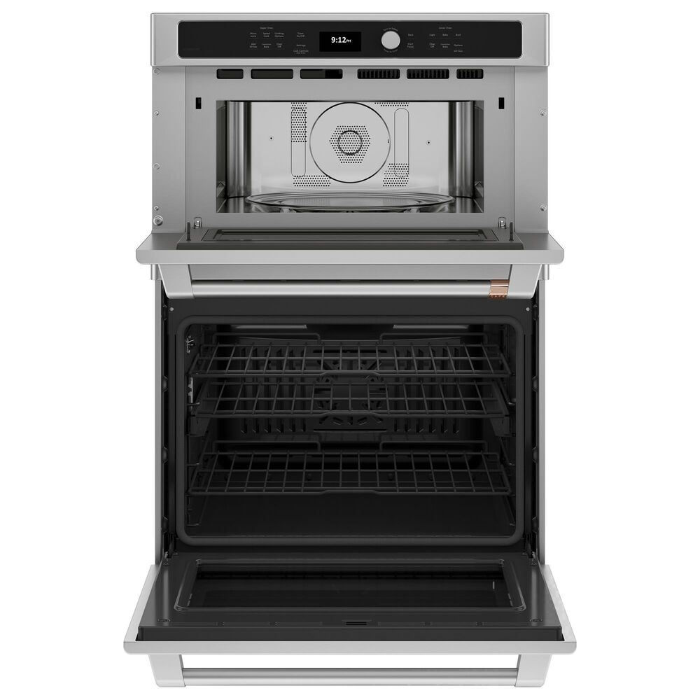Cafe 30&quot; Combination Double Wall Oven with Convection in Stainless Steel, , large