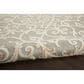 Nourison Aloha Damask 7"10" x 10"6" Natural Indoor/Outdoor Area Rug, , large