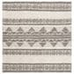 Safavieh Natura 4" Square Ivory and Grey Area Rug, , large