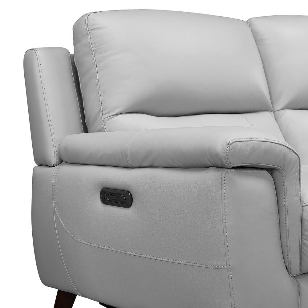 Blue River Lizette Power Reclining Loveseat in Dove Grey, , large