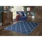 Oriental Weavers Marina 7765B 5"3" x 7"6" Navy and Ivory Area Rug, , large