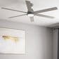 Hunter Gravity 72" Ceiling Fan with LED Light in Matte Silver, , large