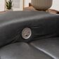 Linon Home Decor Izaiah Power Glider Recliner in Grey, , large