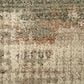 Feizy Eden Abstract Ivory and Multicolor 7"9" x 10" Area Rug, , large