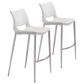 Zuo Modern Ace Bar Stool in White (Set of 2), , large