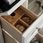 James Martin Vanities Brittany 30" Single Bathroom Vanity in Bright White with 3 cm Ethereal Noctis Quartz Top and Rectangle Sink, , large