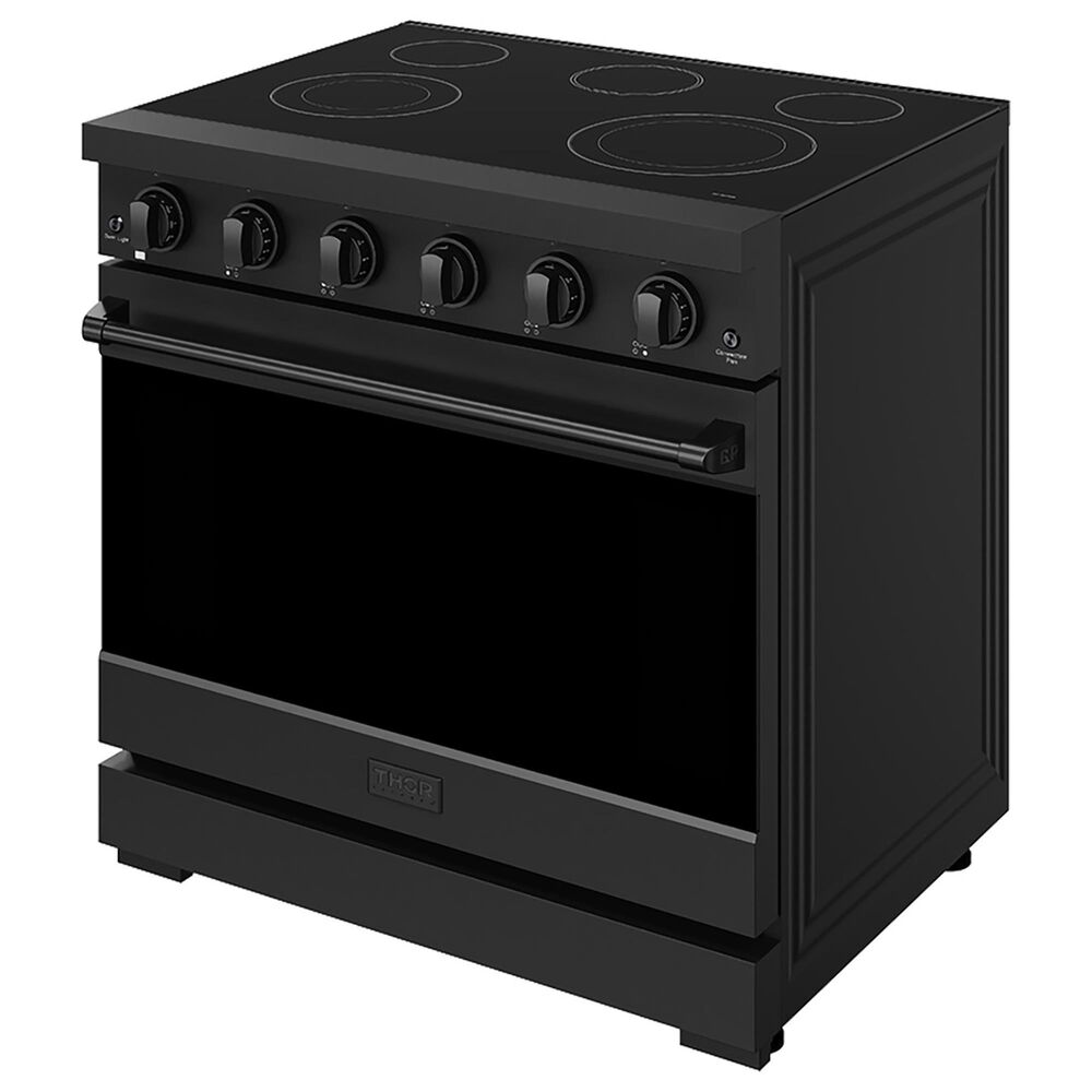 Thor Kitchen Gordon Ramsay Series 36" Professional Electric Range in Black, , large