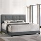 Hawthorne Furniture Addyson Upholstered King Bed in Gunmetal, , large