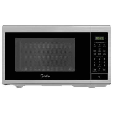 Midea 0.7 Cu. Ft. Countertop Microwave Oven in Stainless Steel, , large