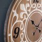 Southern Enterprises Aprille Wall Clock in Natural, White and Black, , large