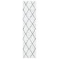Safavieh August Shag AUG582A 2"2" x 9" Ivory and Grey Runner, , large