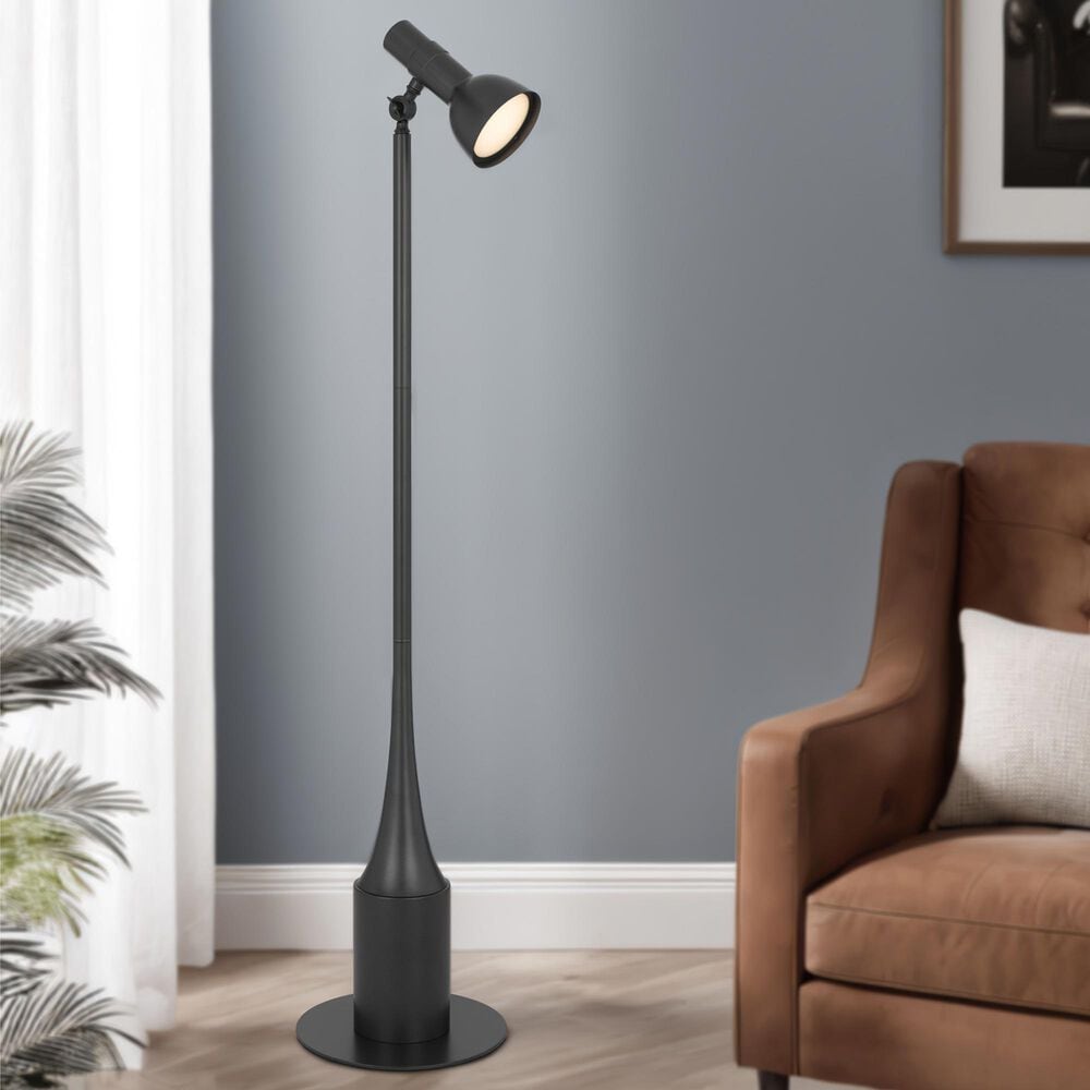 Cal Lighting Allanson Floor Lamp in Charcoal Grey, , large