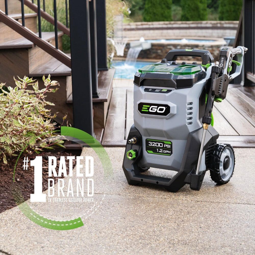 EGO Power+ 3200 PSI Pressure Washer in Gray and Green, , large