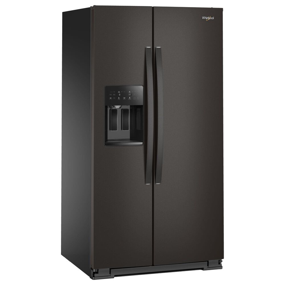 Whirlpool 28.7 Cu. Ft. Freestanding Side by Side Refrigerator in Black Stainless, , large