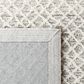 Safavieh Micro-Loop MLP353F 4" x 6" Gray and Ivory Area Rug, , large