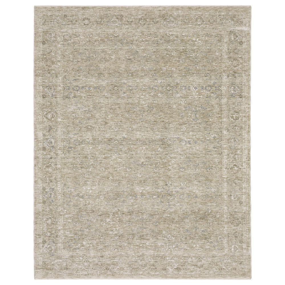 Oriental Weavers Avalon AVA07 Beige and Grey 2"7" x 7"7"Runner, , large