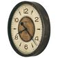 Howard Miller Kayden Oversized Wall Clock in Black and Brown, , large