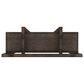 Ashley Breckington 3-Piece Desk with Bookcase and Chair Set in Dark Brown, , large