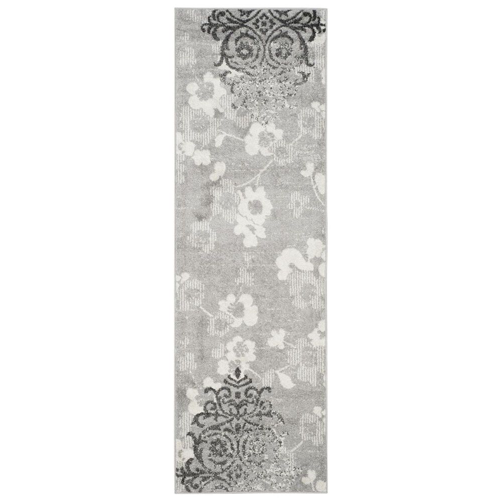 Safavieh Adirondack ADR114B-214 2&#39;6&quot; x 14&#39; Silver/Ivory Runner, , large