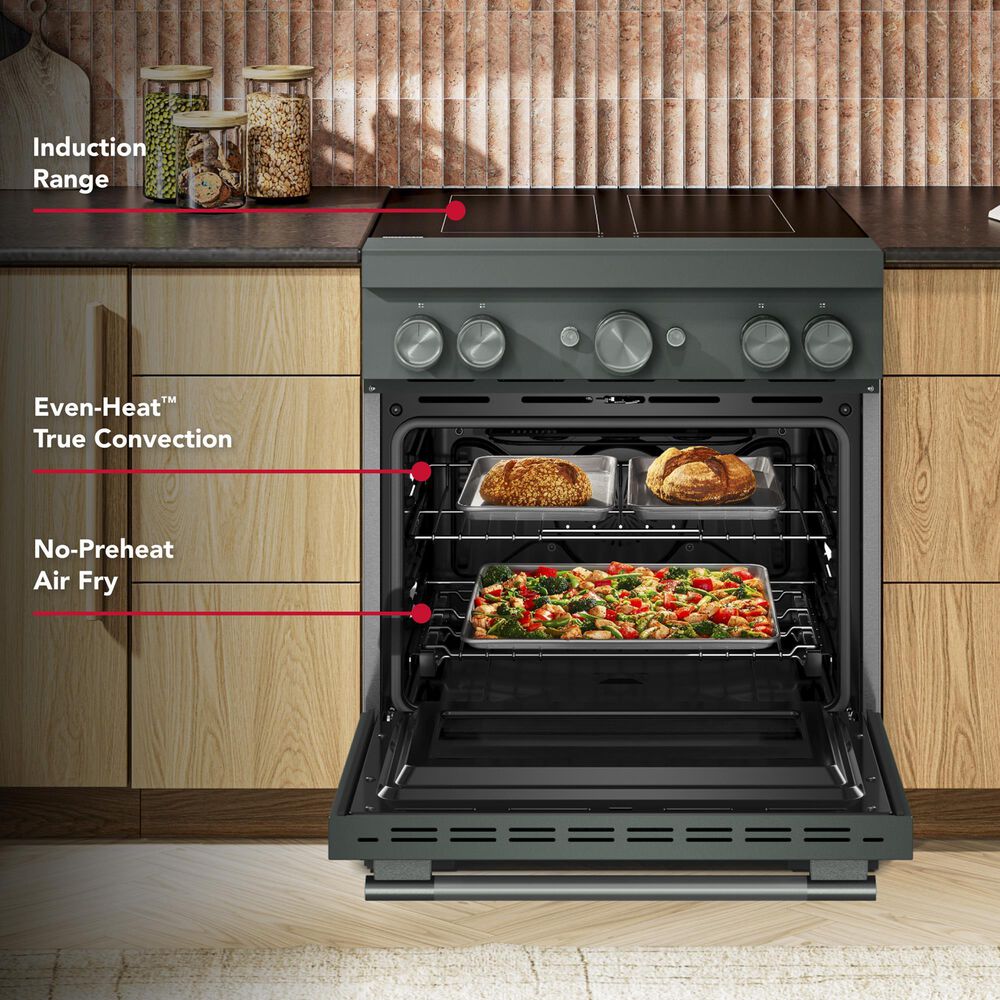 KitchenAid 4.1 Cu. Ft. Freestanding Induction Range in Juniper, , large