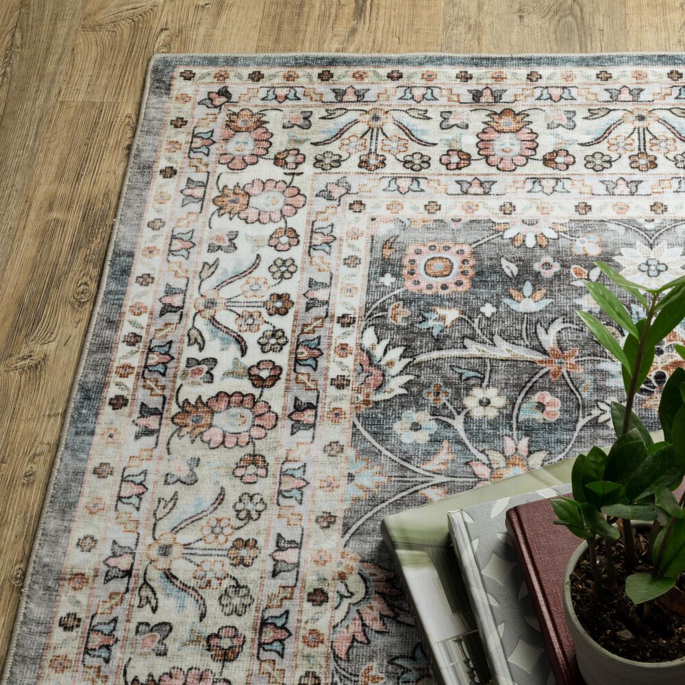 Oriental Weavers Sumter 2&#39; x 3&#39; Grey and Ivory Area Rug, , large