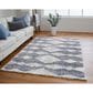 Feizy Mynka 5" x 8" Gray and Multicolor Area Rug, , large