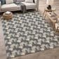 Dalyn Rug Company Soft Essentials Chevron Graphite 10" x 14" Area Rug, , large
