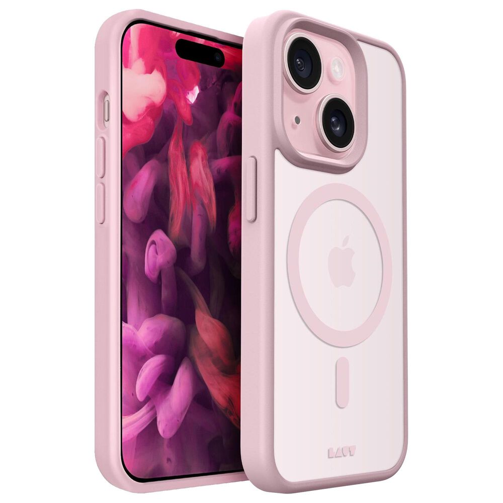 LAUT Huex Protect MagSafe Case for Apple iPhone 15/14/13 in Pink, , large