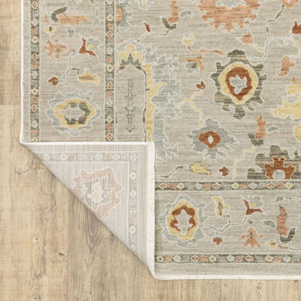 Oriental Weavers Keaton Grey and Multicolor 2'3" x 7'6" Runner, , large