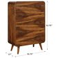 Pacific Landing Robyn 5 Drawer Chest in Dark Walnut, , large