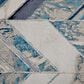 Feizy Indio 3"11" x 6" Navy and Beige Area Rug, , large