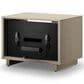 BDI Kava 28" 1-Drawer Nightstand in Washed Oak with Outlets and USB Ports, , large