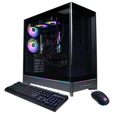 CyberPowerPC Gamer Supreme Gaming Desktop | AMD Ryzen 7 9700X - 32GB RAM - AMD Radeon RX 9060 XT Graphics - 2TB SSD in Black, , large