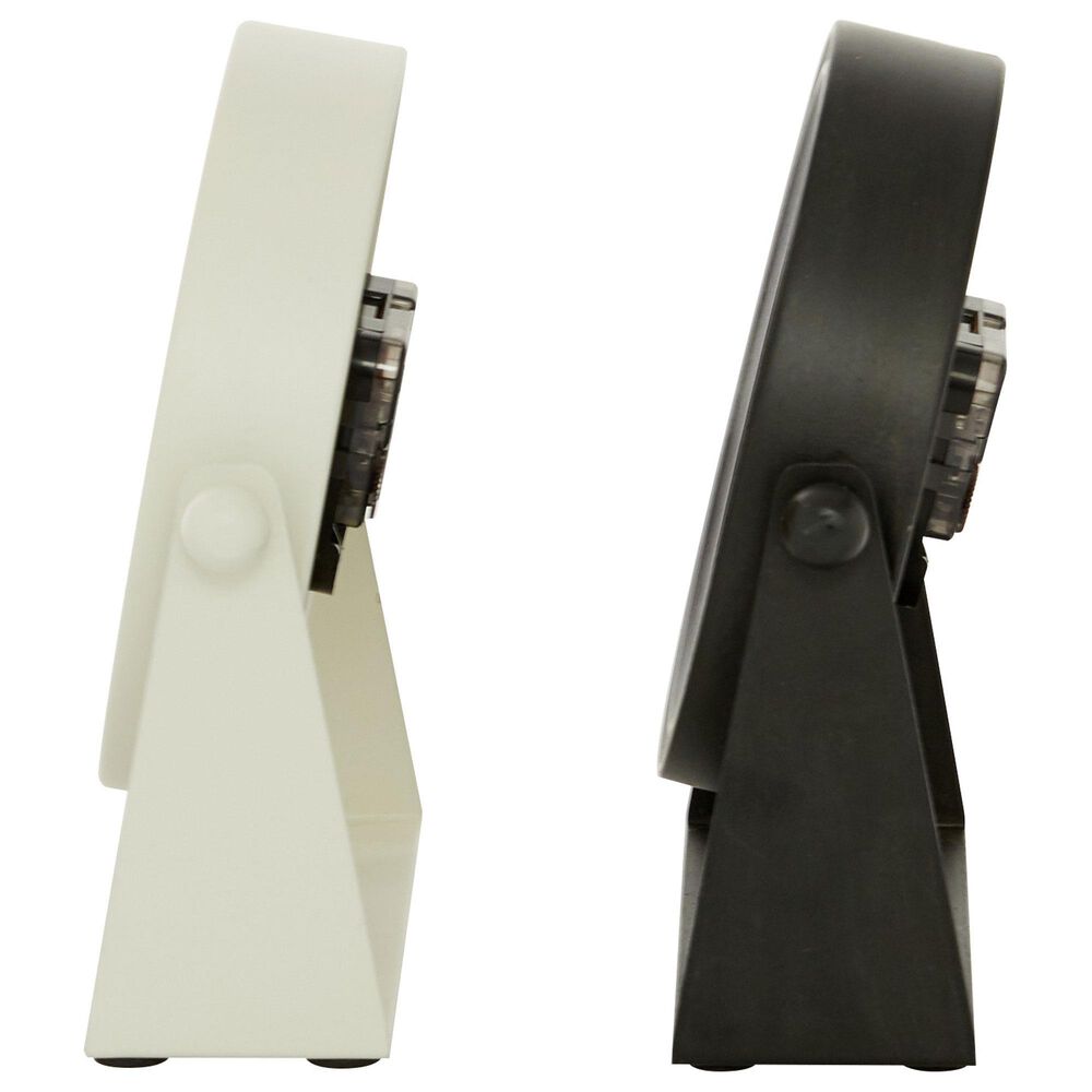 Maple and Jade 8&quot; Clock in Black and White &#40;Set of 2&#41;, , large