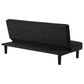 Pacific Landing Stanford Push Back Convertible Sofa Bed in Black, , large